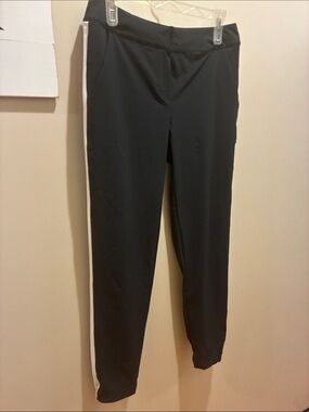 925 fit joggers with white side stripe